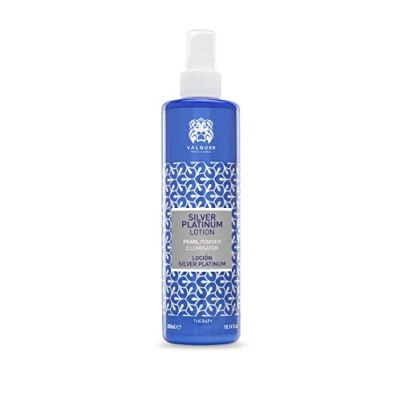Imagen de Válquer Profesional Loción Silver Platinum, Sin Sulfatos, Sal, Parabenos, Matizador Cabello, Cabellos Teñidos Rubios, Plata o decolorados. Vegano 300 Ml