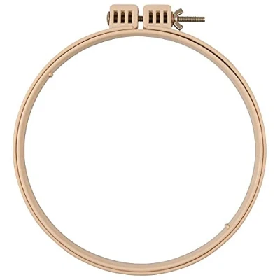 Imagen de Morgan Embroidery Hoop, No Slip Aro Antideslizante de plástico, Multicolor, 1.27 x 18.41 20.32 cm