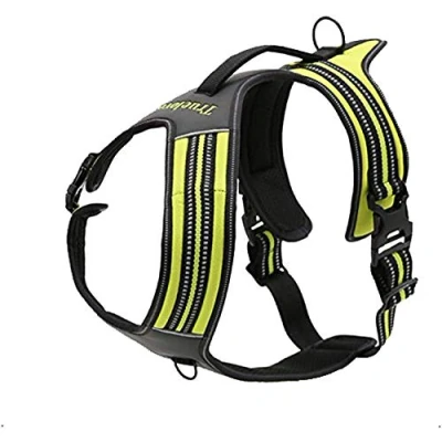 Imagen de Arnés para perros Truelove TLH5551 que evita tirones con apertura en cuello acolchado y suave, material reflectante 3M, capa externa resistente Oxford mayores