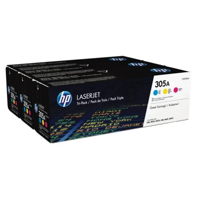 Imagen de Tóner Pack 3 Colores (cmy) Hp 305a Cf370am