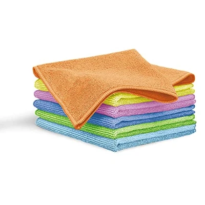 Imagen de Blaumann Set 6 Paños de Cocina Microfibra, Juego Bayetas Suaves para Secar, Super Absorbentes, Grandes 30x30cm, Toallas Limpieza Cocina, Coche, Cristales, Baño, Reutilizables, Multicolor