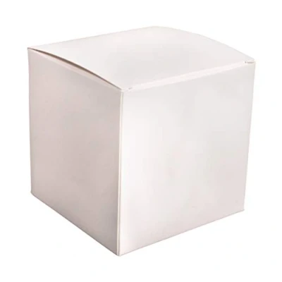 Imagen de Rayher Caja Plegable, Papel, Blanco, 10x10x10 cm