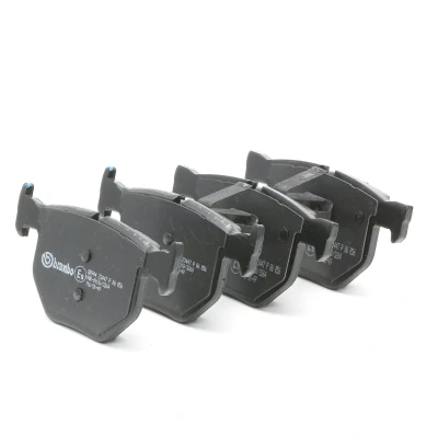 Imagen de BREMBO P 06 056 Juego de pastillas freno preparado para indicador desgaste con clip émbolo sin accesorios BMW: X5, X6 norauto, oscaro, mister