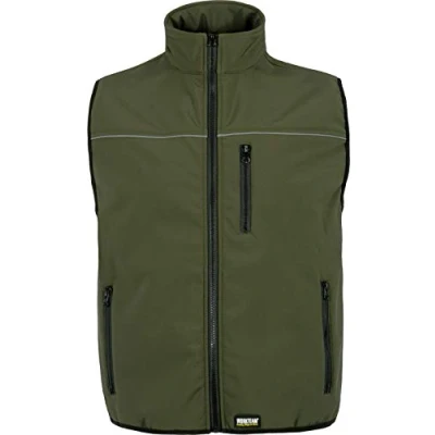 Imagen de Work Team Chaleco Softshell Aire Libre Liso Hombre Verde Caza 3XL
