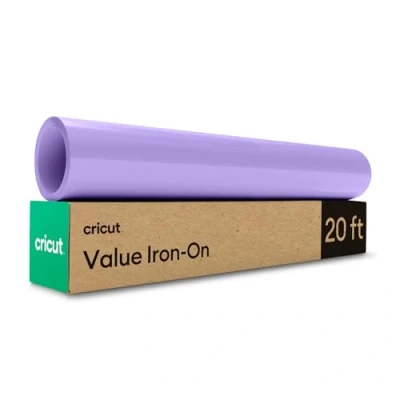 Imagen de Cricut Iron On Lilac 6m (20ft) Heat Transfer Vinyl Roll For use with all cutting machines