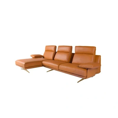 Imagen de Sofá chaise longue izquierda piel 6226