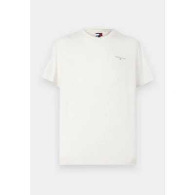 Imagen de Tommy Jeans Linear Chest TEE Camiseta básica, Hombre, Talla: 54, Oat