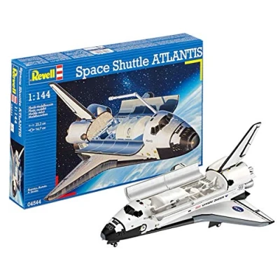 Imagen de Revell Transbordador Espacial Space Shuttle Atlantis NASA, Kit de Modelo, Escala 1:144 (4544) (04544), Multicolor, 1/144