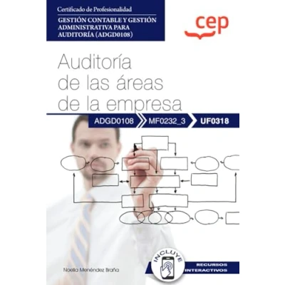 Imagen de Manual. auditoría de las áreas la empresa (UF0318). Certificados profesionalidad. gestión contable y administrativa para (ADGD0108) (FORMACION)