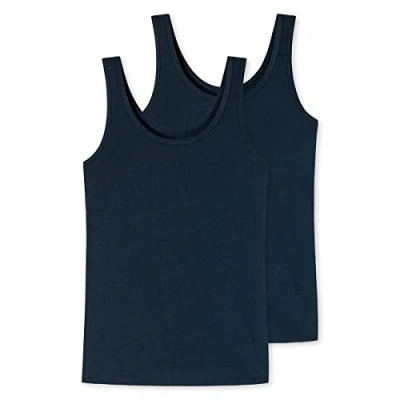 Imagen de uncover by Schiesser 2PACK TRÄGERTOP Camiseta interior, Mujer, Talla: 4XL, Blau