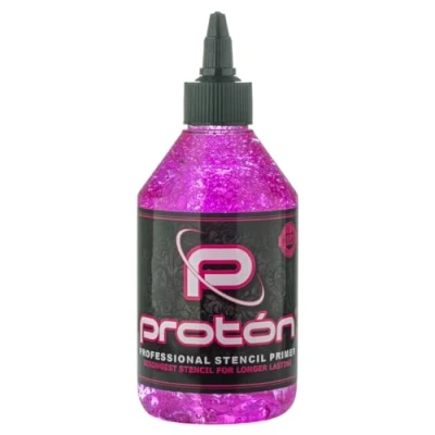 Imagen de Proton Professional Stencil Primer Rosa 250ml / 8.5 Oz Fijador extremo de plantillas tatuaje. Tattoo