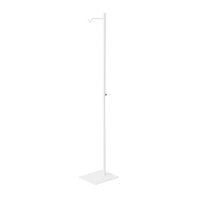 Imagen de Yamazaki 4514 TOWER Soporte de linterna ajustable, blanco, Acero/Polipropileno, minimalista, 26 x 30 80～152 cm
