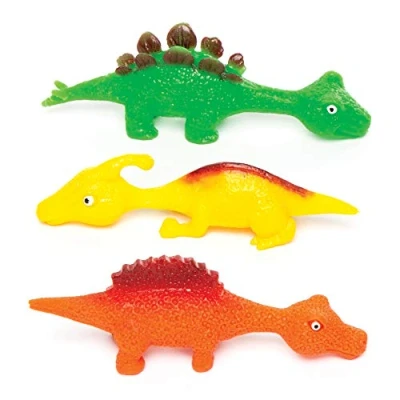 Imagen de Baker Ross Dinosaurios flexibles voladores (Pack de 4) Perfectos para bolsas sorpresa o como idea regalo infantil