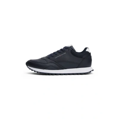 Imagen de Tommy Hilfiger Runner Sneaker Hombre New Eva de Piel, Azul (Desert Sky), 40