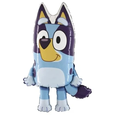 Imagen de Ballonim® Bluey Globos de papel aluminio (80 cm, decoración cumpleaños)