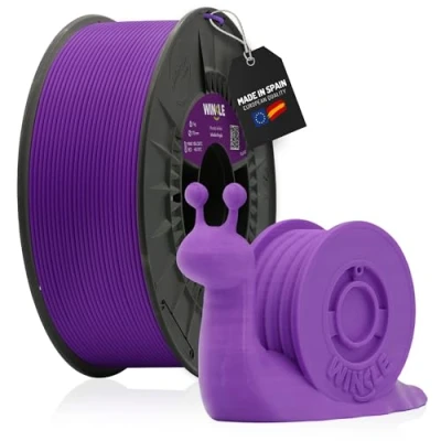 Imagen de Winkle Filamento PLA HD Morado Impresora 3D 1,75mm 1kg Compatible con Todas las Impresoras Precisión Dimensional Bobina