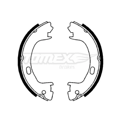 Imagen de TOMEX brakes TX 22 71 Zapatas de Freno Eje trasero 170 CHRYSLER: PT Cruiser Familiar, Cabrio