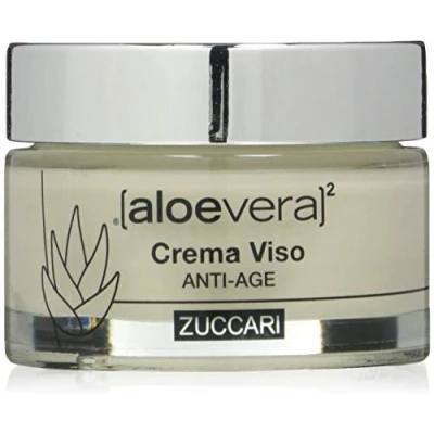 Imagen de Zuccari Línea Aloe Vera X2 Anti Edad Crema Facial 50 Ml ácido hialurónico y Q10