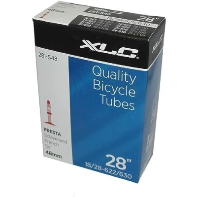 Imagen de XLC Camara 27 28x1 1/8 1.75 VALV.Presta 32mm (50U) Válvulas, Sport, Negro (Negro), Talla Única