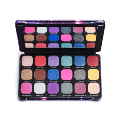 Imagen de Makeup Revolution Paleta de Maquillaje con sombras ojos Forever Flawless Constellation 18 19,8 g, Polvo