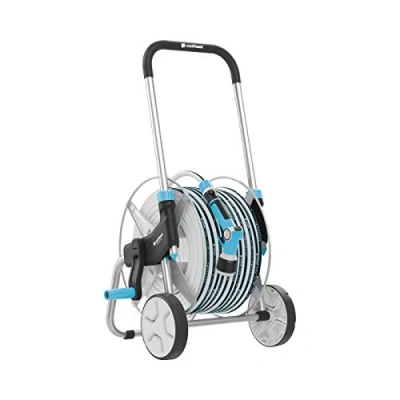 Imagen de Cellfast Carro, Juego ENERGO, Acero y Aluminio, Manejo fácil Estable, Mango engomado, Manguera MULTIFLEX ATSV™ 1/2&quot;,50m, 55 060