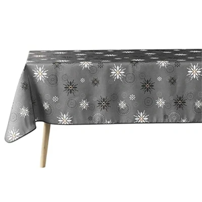 Imagen de Douceur d&#039;Intérieur ENCHANTE Mantel Rectangular, Antracita, 150 x 300 cm
