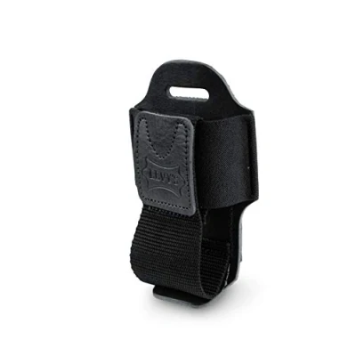 Imagen de Levy&#039;s Leathers MM14 BLK Accessories Soporte para transmisor inalámbrico de piel, color negro