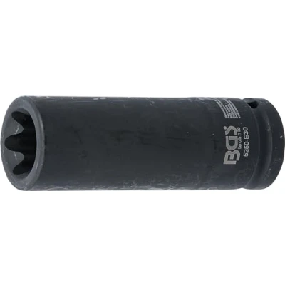Imagen de BGS 5250 E30 Llave de vaso impacto E Torx, larga entrada 20 mm (3/4&quot;)