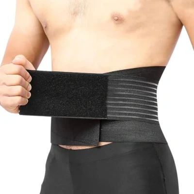 Imagen de EULANT Faja Lumbar para Hombre y Mujer,Cinta Soporte Lumbar,Soporte Lumbar,Cinturones Lumbares con Doble Ajuste de 8 muelles,L
