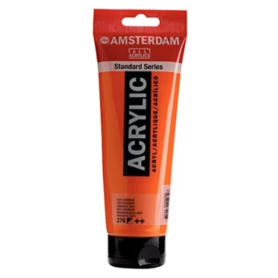 Imagen de Amsterdam Standard Series Colores Acrílicos Tubo 250 ml Anaranjado Azo 276 (17122760)