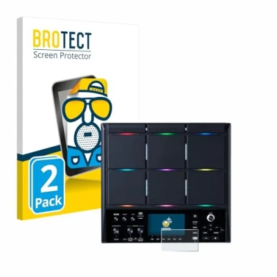 Imagen de BROTECT Protector Pantalla Anti Reflejos para Roland SPD SX PRO (2 Unidades) Película Mate Huellas