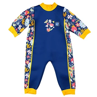 Imagen de Splash About Warm in One Bebé Traje húmedo, Garden Delight, 3 6 meses