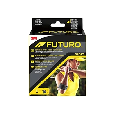 Imagen de FUTURO Soporte codo de tenista Sport, ejerce presión sobre la zona específica ayudando a aliviar el dolor del antebrazo, ajustable