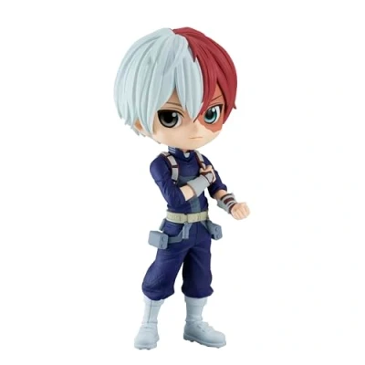Imagen de Banpresto BP89363P Figura Q Posket Shoto Todoroki II My Hero Academia, 14 cm, Multicolor