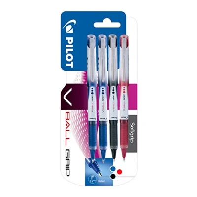 Imagen de Pilot V Ball Grip 05 Roller tinta líquida, 4 unidades, multicolor