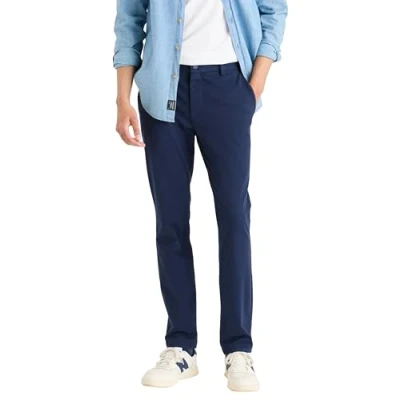 Imagen de Dockers GO Activeflex Pantalones chinos, Hombre, Talla: 30x30, Navy blazer