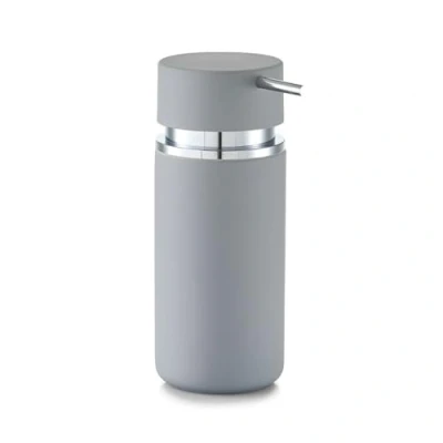Imagen de Zeller Rubber Dispensador de jabón líquido, cerámica, Gris, 6.6 x 16 cm