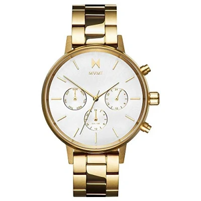 Imagen de MVMT Reloj Analógico de Cuarzo para mujer con Correa en Acero Inoxidable dorado D FC01 G