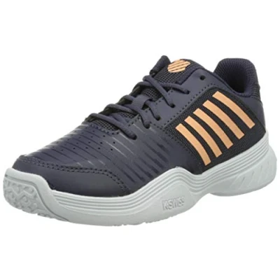Imagen de K Swiss Performance Court Express Omni Tennisschuh, Graystone/Peach Nectar/White, 34 EU