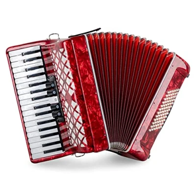 Imagen de Classic Cantabile acordeon de 72 bajos &quot;Secondo V&quot; rojo