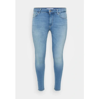Imagen de ONLY Carmakoma Carwilly Vaqueros pitillo, Mujer, Talla: 42x32, Light blue denim