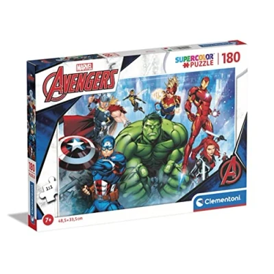Imagen de Clementoni Puzzle Los Vengadores Avengers Marvel 180 Piezas Does Not Apply Juego, Multicolor, M (133503)