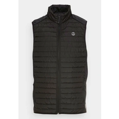Imagen de Jack &amp; Jones Multi Bodywarmer Collar NOOS Chaleco, Hombre, Talla: Large, Black