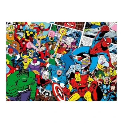Imagen de Ravensburger 12000510 Challenge Marvel puzzle 1000 piezas adultos y niños a patir de 14 años, Marvel, regalo