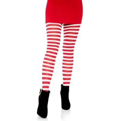 Imagen de Leg Avenue Mujer, Color blanco y rojo, Talla Plus 3X/4X (EUR 52 56) (7100Q09062)