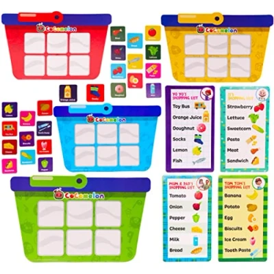 Imagen de Toyland® Cocomelon Lets Go Shopping Picture Puzzle Game 4 Puzzles Juegos para niños pequeños Edad 18 Meses +