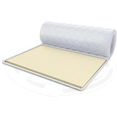 Imagen de FDM Topper Látex 120 x 200 cm Dureza H3 Altura Aprox. 2 Aprox Apto para alérgicos Öko Tex Blanco