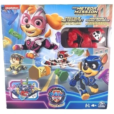 Imagen de Spin Master Games La Patrulla Canina: película Mighty Kinofilm misión Meteor El Juego Lleno de acción para 2 4 Amigos Pelo a Partir años