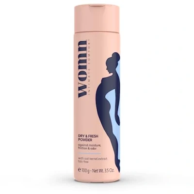 Imagen de womn Intimate Comfort DRY &amp; FRESH POWDER Polvo corporal sin talco contra la humedad, las rozaduras y el olor, 100 g