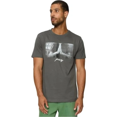 Imagen de Mister Tee PRAY Camiseta estampada, Hombre, Talla: Small, Darkshadow